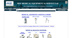 Desktop Screenshot of msf-medical.com