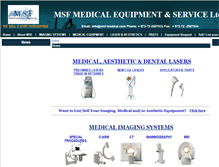 Tablet Screenshot of msf-medical.com